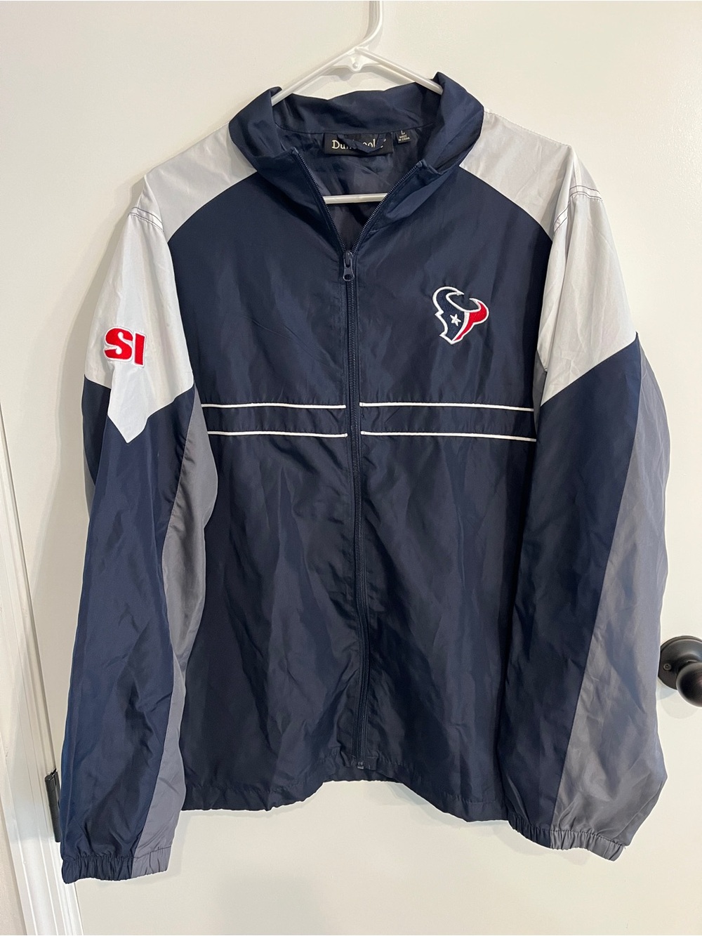 Men’s Size Large Sports Illustrated Houston Texans Dunbrooke Windbreaker Read
